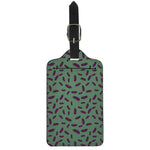 Little Purple Eggplant Pattern Print Luggage Tag