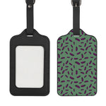 Little Purple Eggplant Pattern Print Luggage Tag