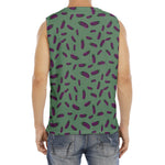 Little Purple Eggplant Pattern Print Men's Fitness Tank Top