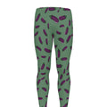 Little Purple Eggplant Pattern Print Men's Leggings