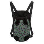 Little Purple Eggplant Pattern Print Pet Carrier Backpack