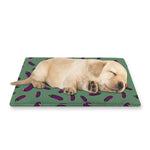 Little Purple Eggplant Pattern Print Pet Cooling Mat Cover