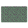 Little Purple Eggplant Pattern Print Polyester Doormat