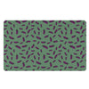 Little Purple Eggplant Pattern Print Polyester Doormat