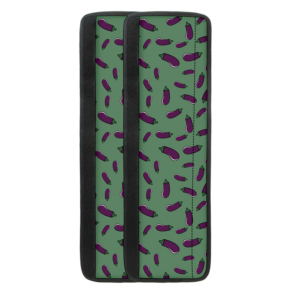 Little Purple Eggplant Pattern Print Refrigerator Handle Covers