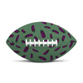 Little Purple Eggplant Pattern Print Rugby Ball