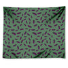 Little Purple Eggplant Pattern Print Tapestry