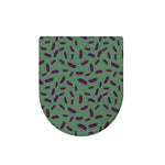 Little Purple Eggplant Pattern Print Toilet Lid Cover