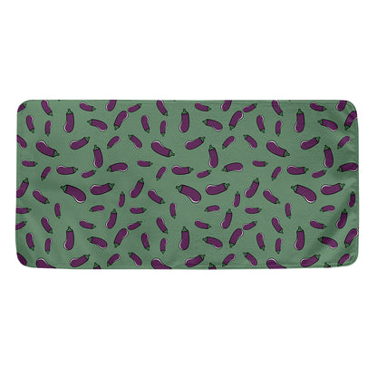 Little Purple Eggplant Pattern Print Towel