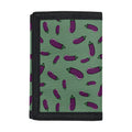 Little Purple Eggplant Pattern Print Trifold Wallet