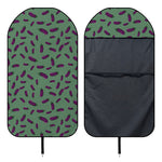 Little Purple Eggplant Pattern Print Waterproof Car Seat Cover