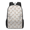 Little Rat Pattern Print 17 Inch Backpack