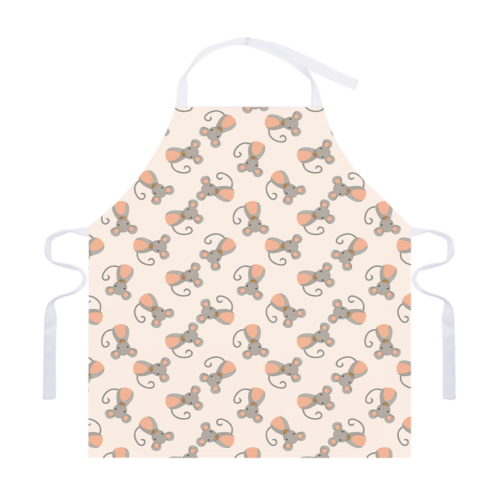Little Rat Pattern Print Adjustable Apron
