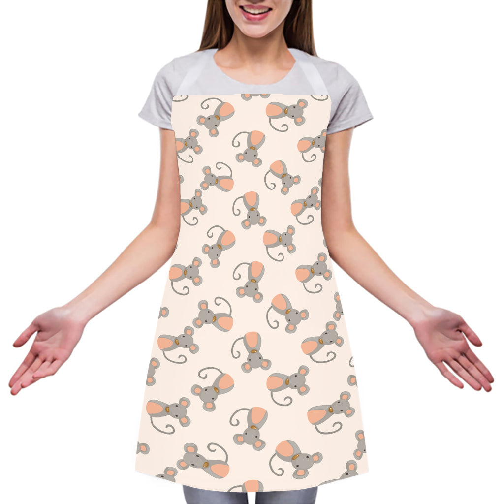 Little Rat Pattern Print Adjustable Apron