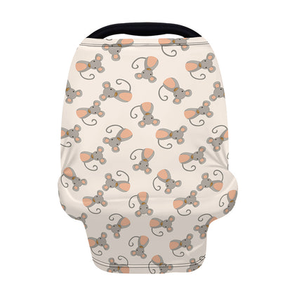 Little Rat Pattern Print Baby Seat Cover
