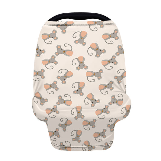 Little Rat Pattern Print Baby Seat Cover