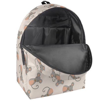 Little Rat Pattern Print Backpack