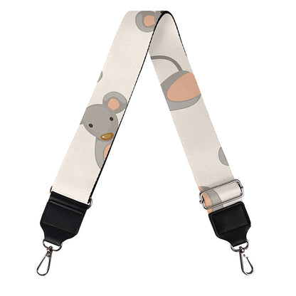 Little Rat Pattern Print Bag Strap