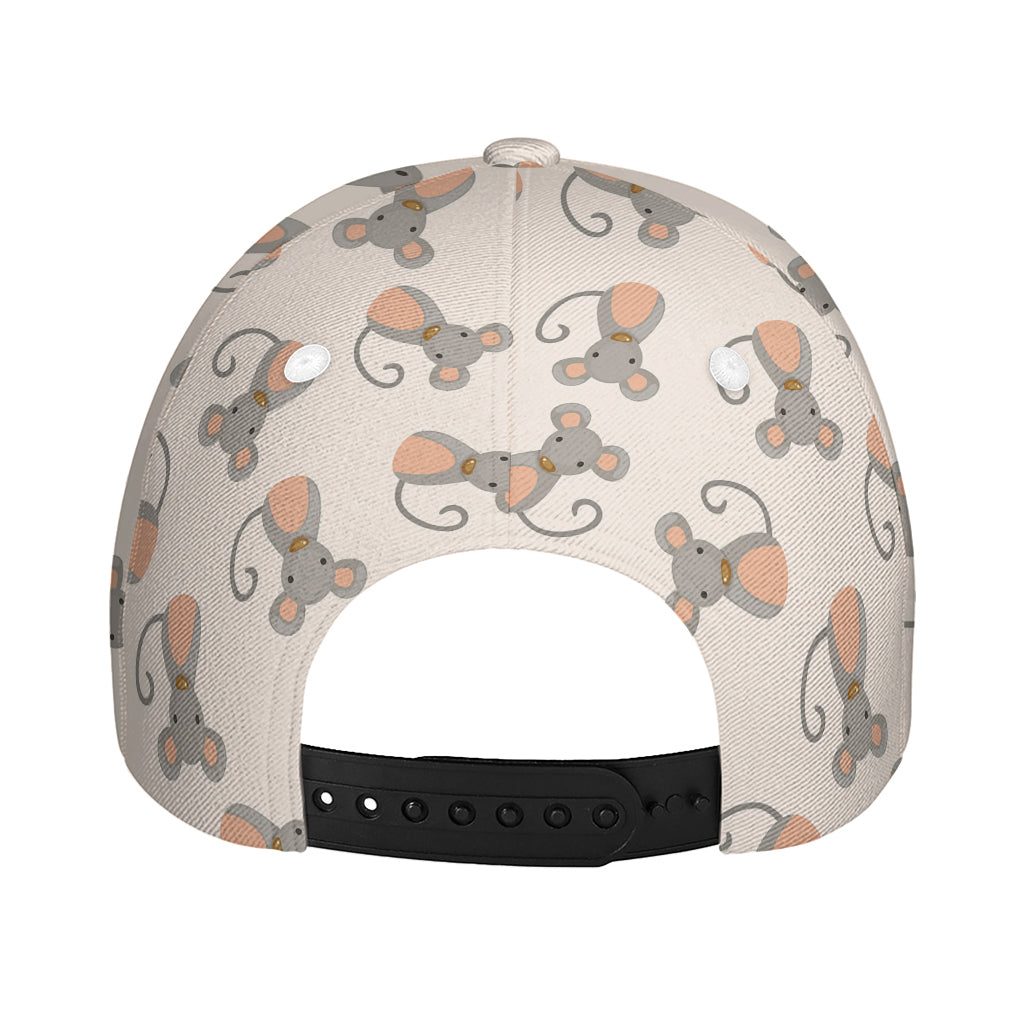 Little Rat Pattern Print Baseball Cap