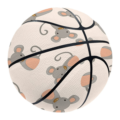 Little Rat Pattern Print Basketball