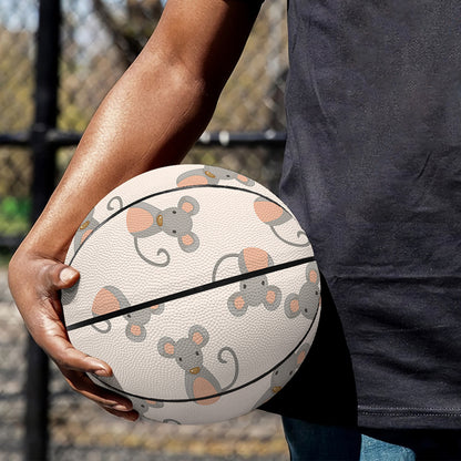 Little Rat Pattern Print Basketball