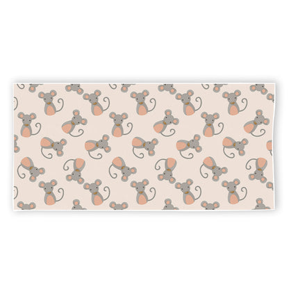 Little Rat Pattern Print Beach Towel
