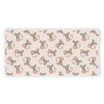 Little Rat Pattern Print Beach Towel