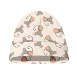 Little Rat Pattern Print Beanie