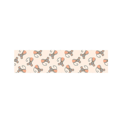 Little Rat Pattern Print Bed Runner