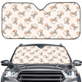 Little Rat Pattern Print Car Windshield Sun Shade