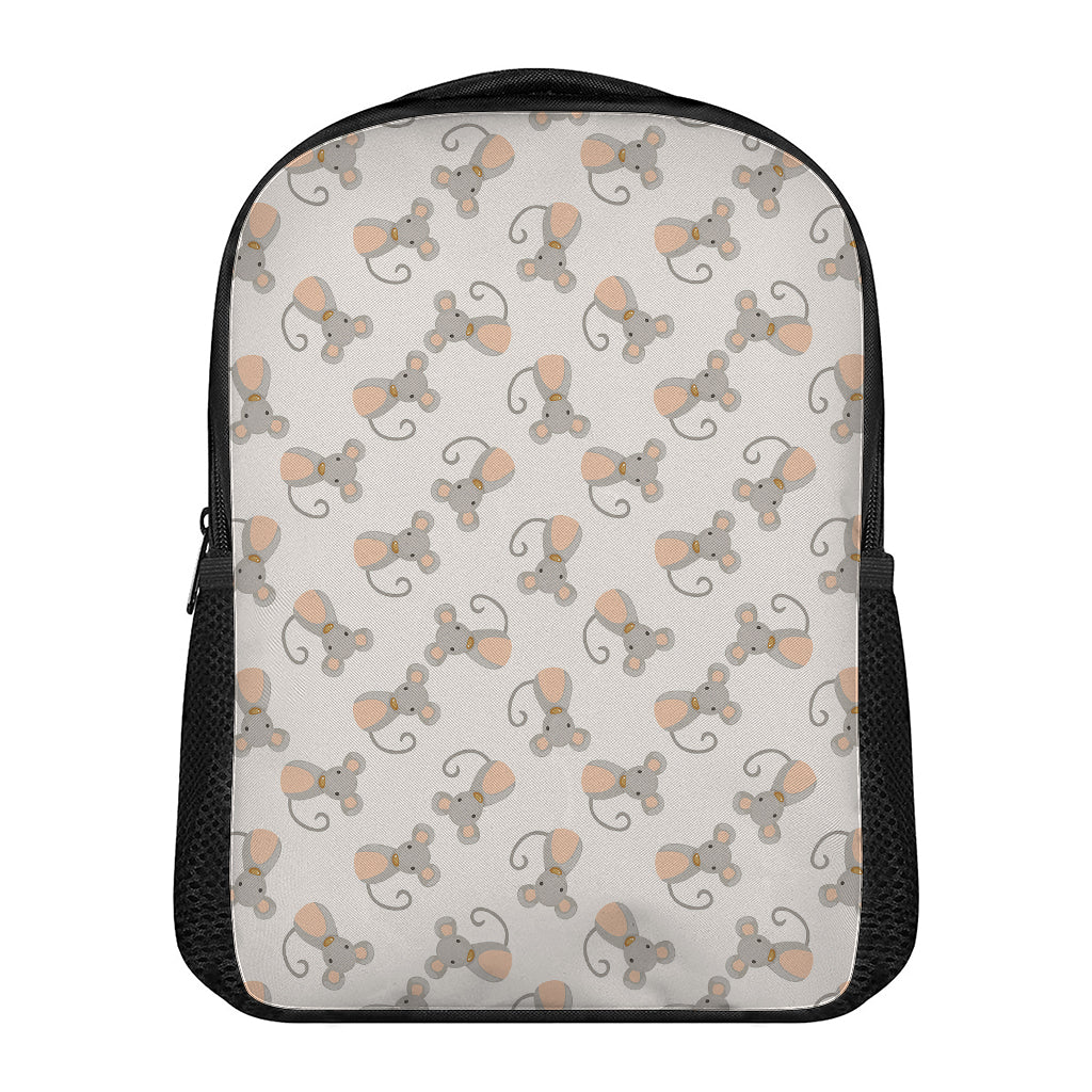 Little Rat Pattern Print Casual Backpack
