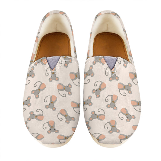 Little Rat Pattern Print Casual Shoes