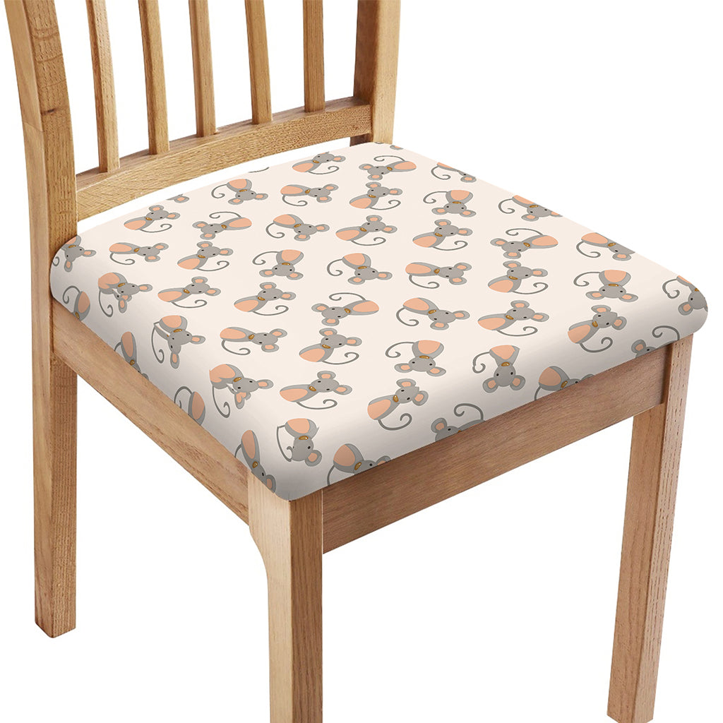 Little Rat Pattern Print Chair Cushion Cover