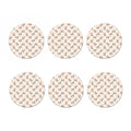 Little Rat Pattern Print Coaster Set