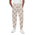 Little Rat Pattern Print Cotton Sweatpants