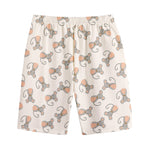 Little Rat Pattern Print Cotton Shorts