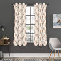 Little Rat Pattern Print Grommet Curtain Panels