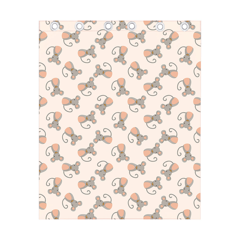 Little Rat Pattern Print Curtain