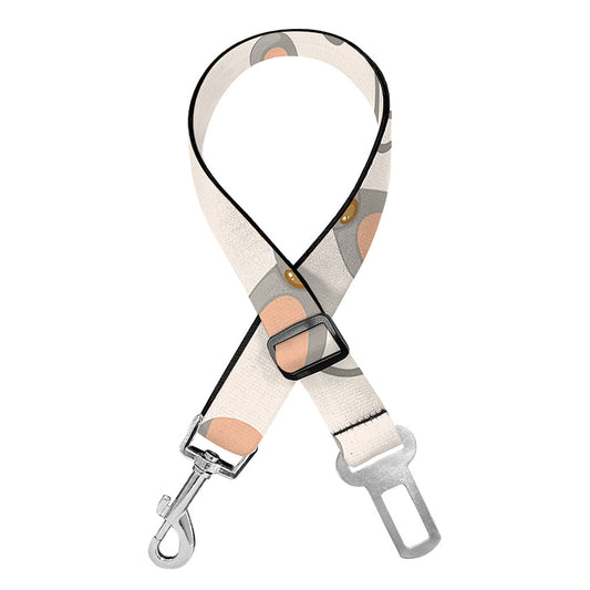 Little Rat Pattern Print Dog Seat Belt