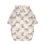 Little Rat Pattern Print Dog Zip Up Hoodie