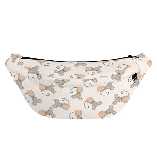 Little Rat Pattern Print Fanny Pack