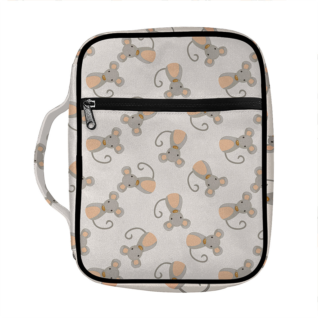 Little Rat Pattern Print Front Pocket Bible Bag