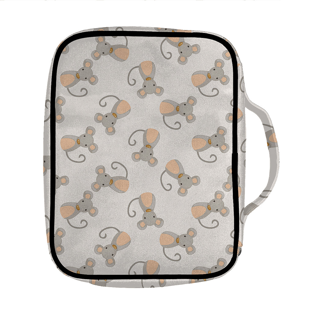 Little Rat Pattern Print Front Pocket Bible Bag