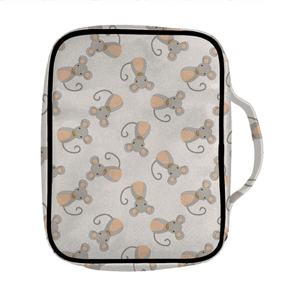 Little Rat Pattern Print Front Pocket Bible Bag