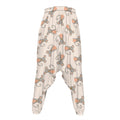 Little Rat Pattern Print Hammer Pants