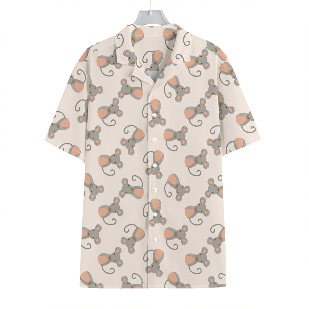 Little Rat Pattern Print Hawaiian Shirt