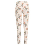 Little Rat Pattern Print High-Waisted Pocket Leggings