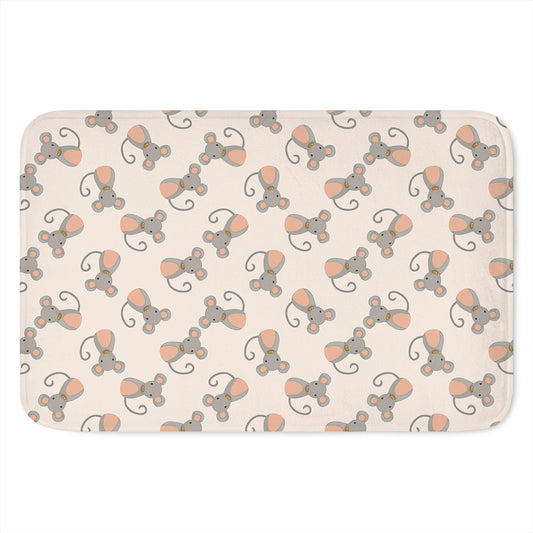 Little Rat Pattern Print Indoor Door Mat