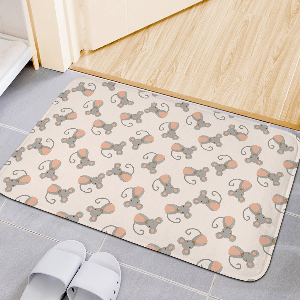 Little Rat Pattern Print Indoor Door Mat