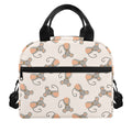 Little Rat Pattern Print Insulated Lunch Bag